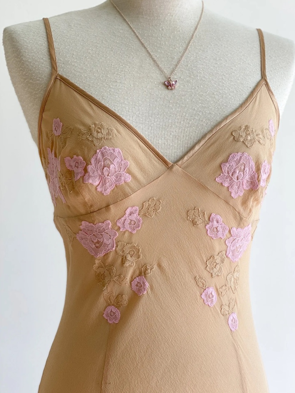 Victoria’s Secret 1990’s Y2K Uptown Girls Brittany Murphy 100% silk slip dress - Picture 5 of 11